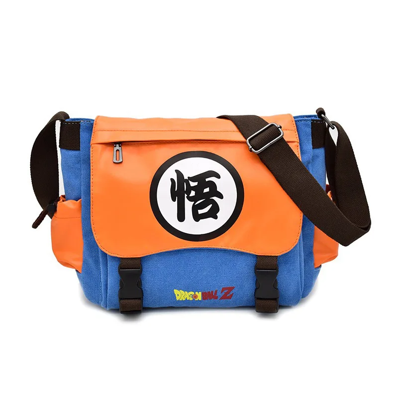 Cartoon crossbody bag male Ball single-shoulder bag Wukong large capacity student canvas leisure all-match school bag