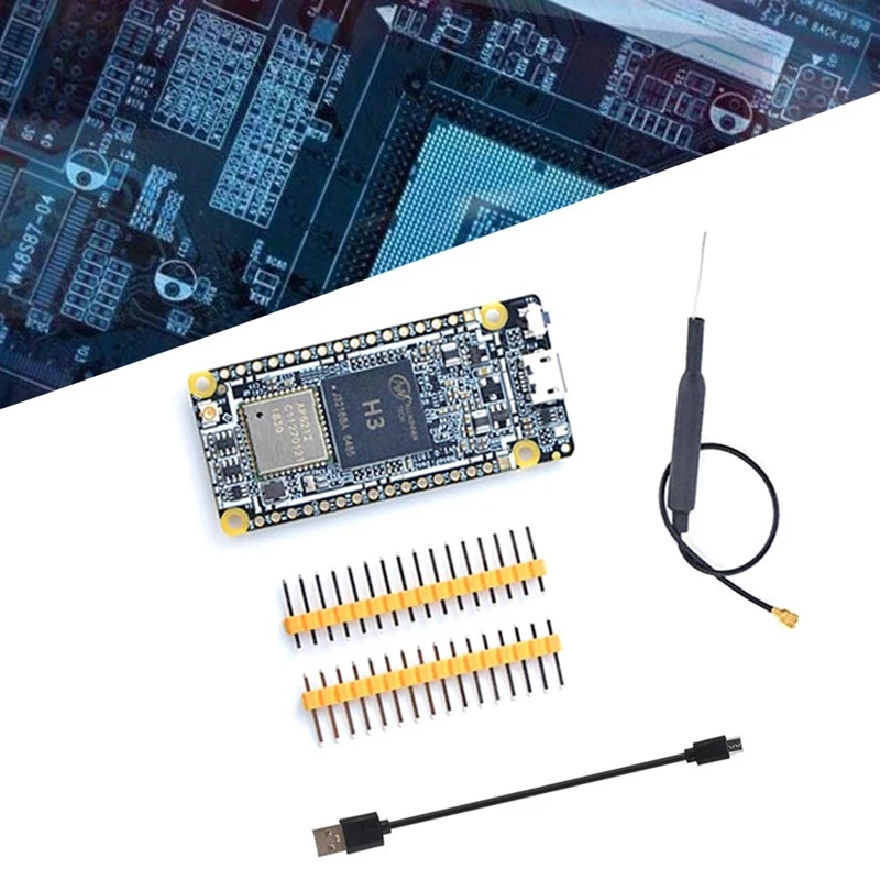 Imagem -03 - Placa de Desenvolvimento para Nanopi Duo2 Cabo Micro-usb Antena 512m Ddr3 Allwinner h3 Wifi Bluetooth Ubuntu Core Iot Kits