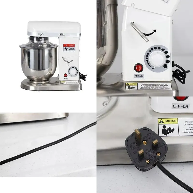 Professional portable cake planetary mixer with 0.35KW engine for bakeries and restaurants