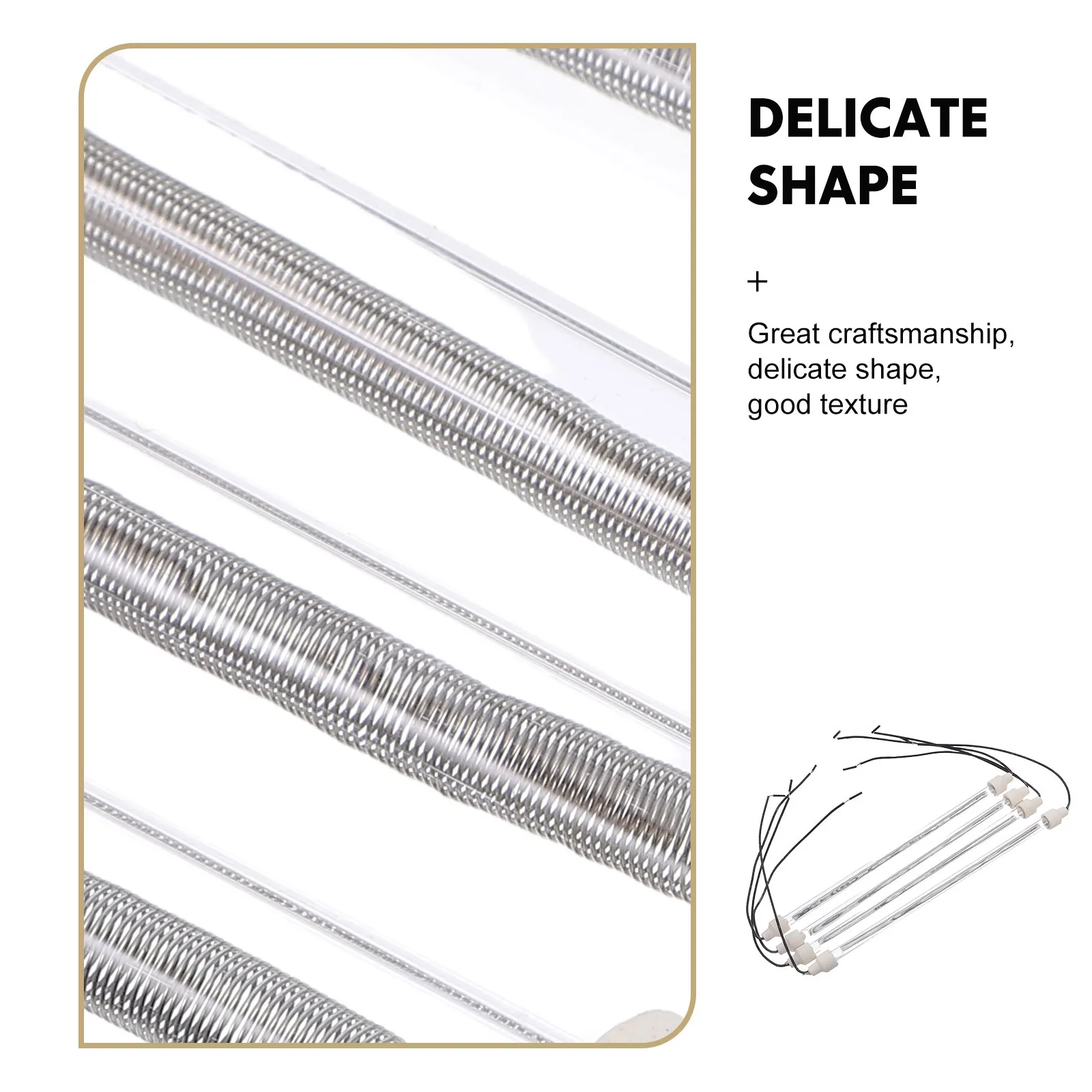 4 قطعة أنبوب مصباح التدفئة لفرن حظيرة الدجاج سخان استبدال أجزاء الحرارة السريعة مادة درجة الحرارة العالية سهلة التركيب