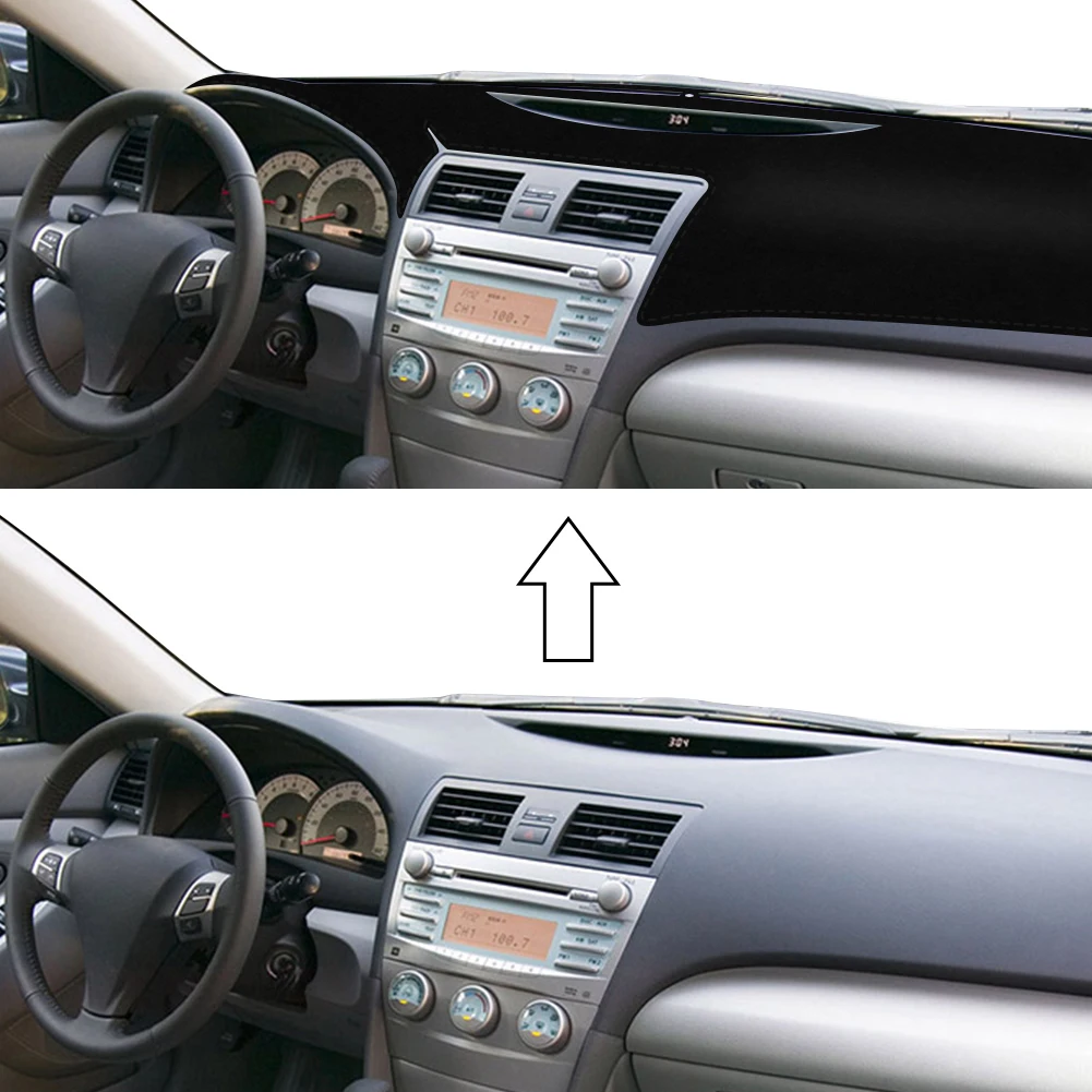 

For Toyota Camry 2007 2008 2009 2010 2011 Car Dashboard Cover Mat Reflect Light non-slip Pad Instrument Pan Auto Accessories