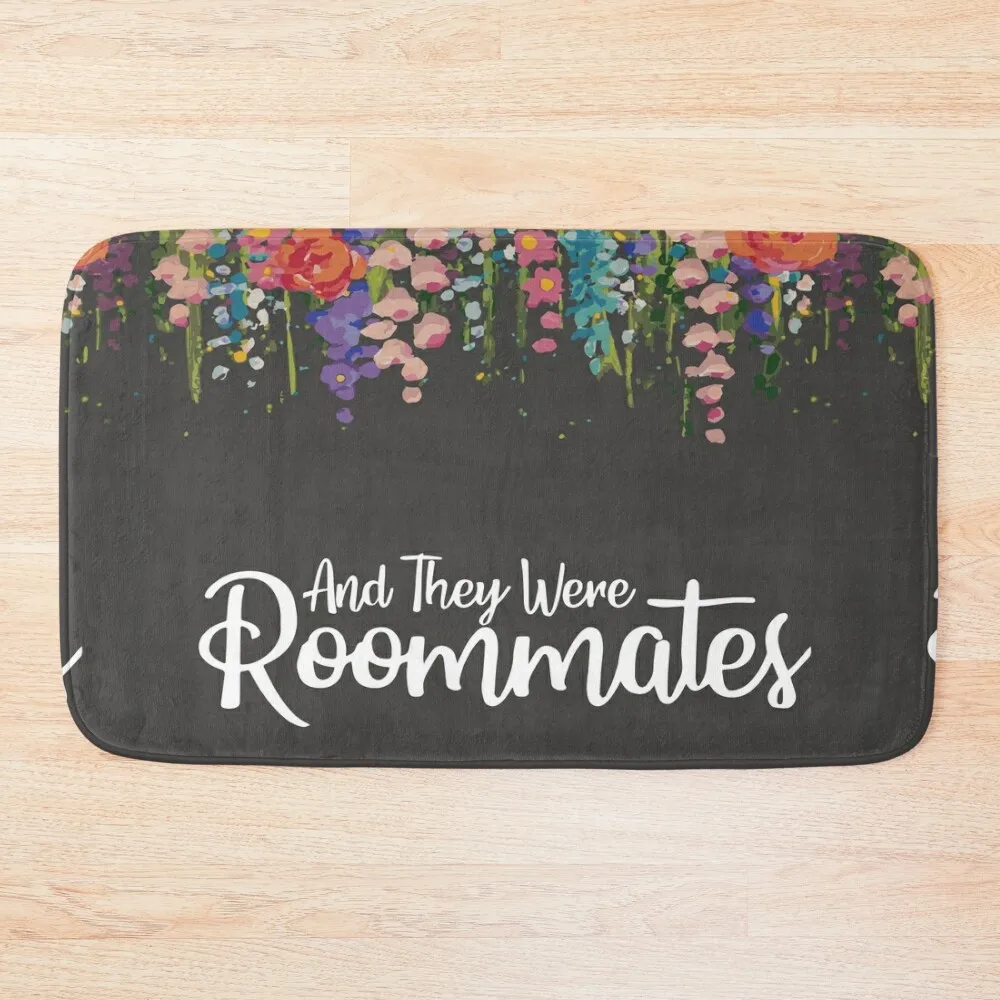 

And They Were Roommates Bath Mat Kitchen Carpet Rug Bathroom Absorbent Rug Washable Non-Slip Kitchen Rug Mat