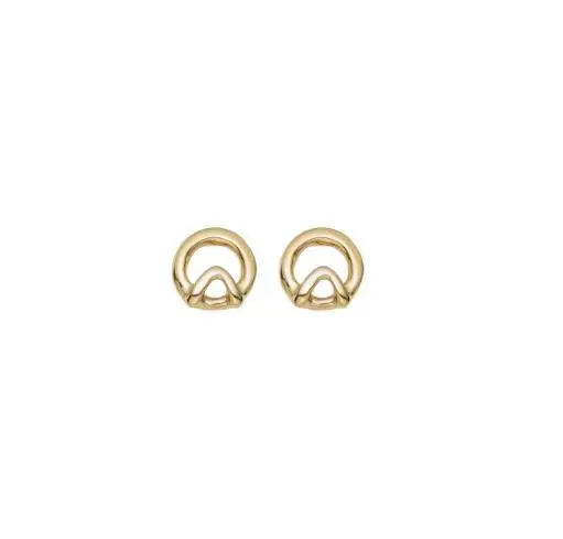 2022 New Fit UNO DE 50 Fashion Plated 925 Silver 14k Gold Charm  Stud Earrings Niche Jewelry Gifts