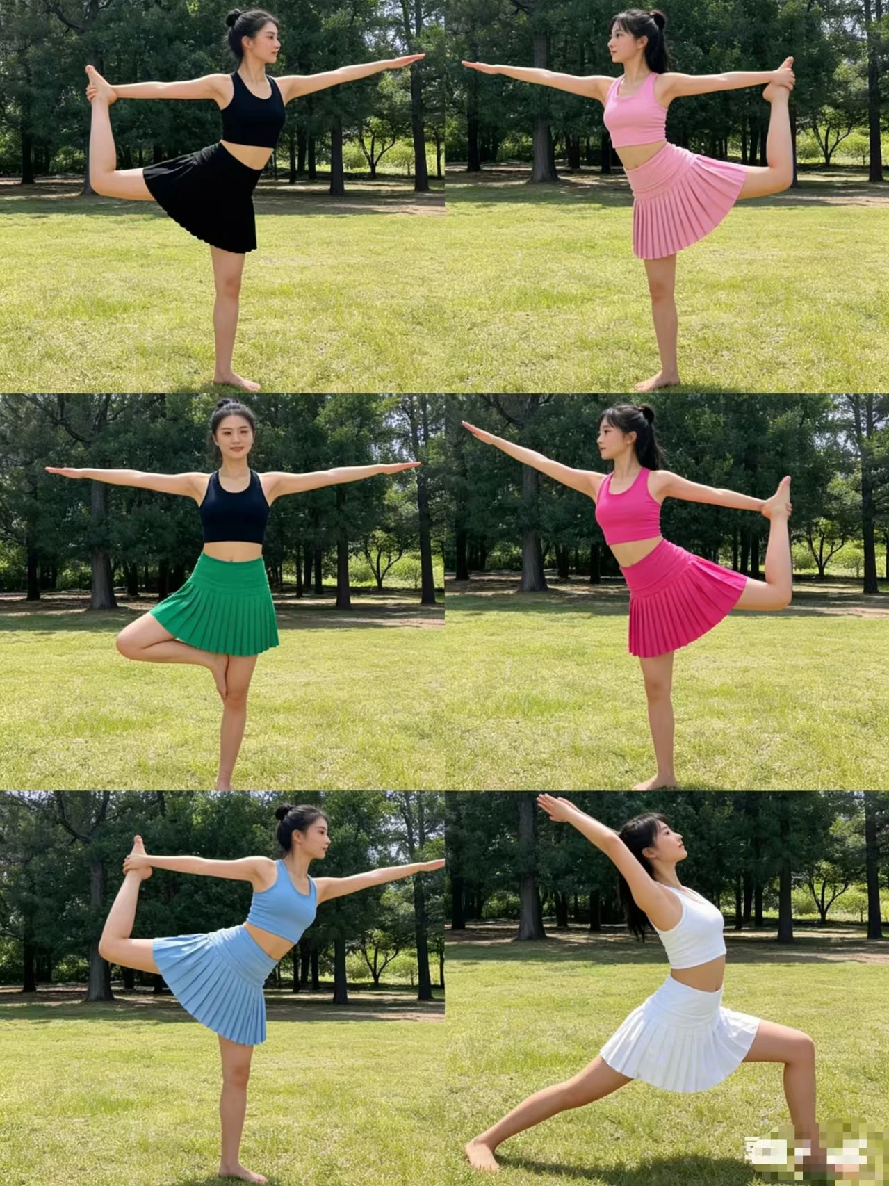 

Kydan Ice Sensation Qui Dry Sports Skirt Women's Fitn Tennis Skirt High Waist A-Line Skirt Anti-Light Walking Skirt