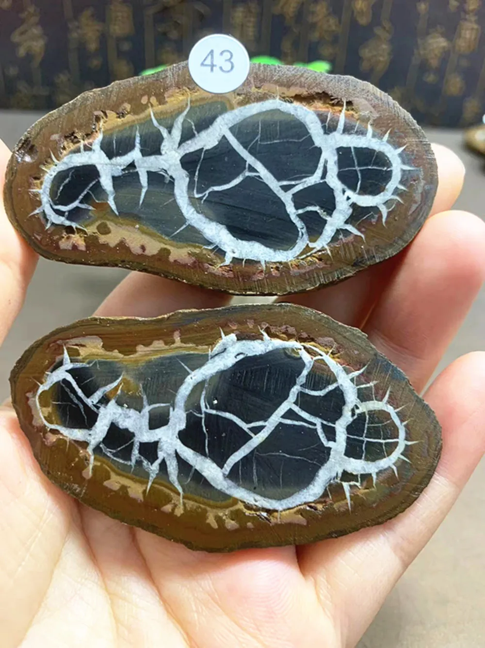 A8 Natural Moroccan Stone, Decorative Gemstone, Spiritual Chakra, Reiki Meditation, Healing Crystal Ornament