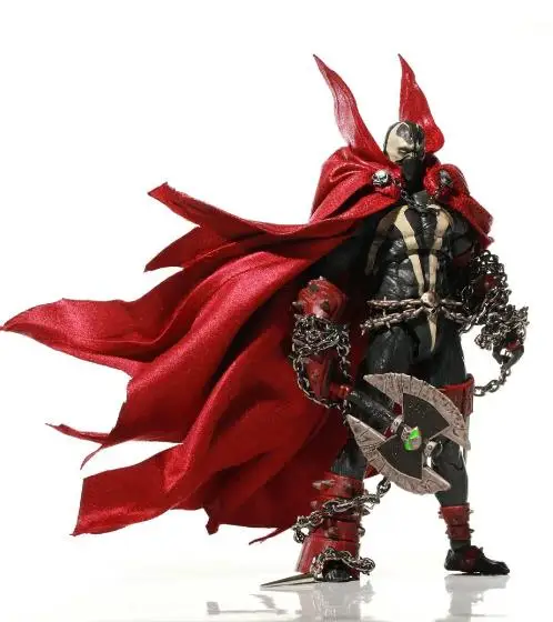 1/12 Spawn Reggae Happy Red Robe Accessory Scarf  Luxury Cloak Cape Robe With Chain Dolls Toys Model Parts No Figure Christmas