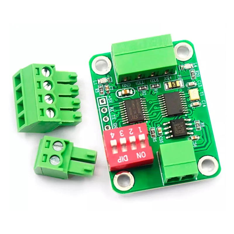 TTL serial port to CAN bus module TTL to RS232 module Serial port to CAN transparent transmission communication data module