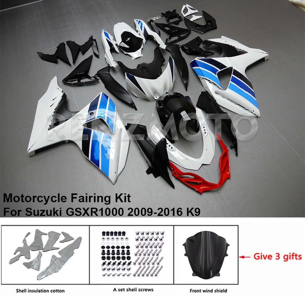 

Motorcycle Fairing Set Body Kit Plastic For Suzuki GSXR1000 GSX-R1000 2009-2016 K9 Accessories Injection Bodywork S1009-102a