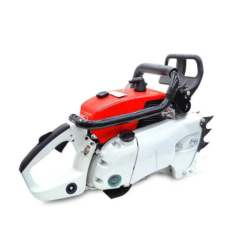 Motosierra oline Ms070 con motor de 2 tiempos, mango antivibración y amortiguador de impactos, en stock.