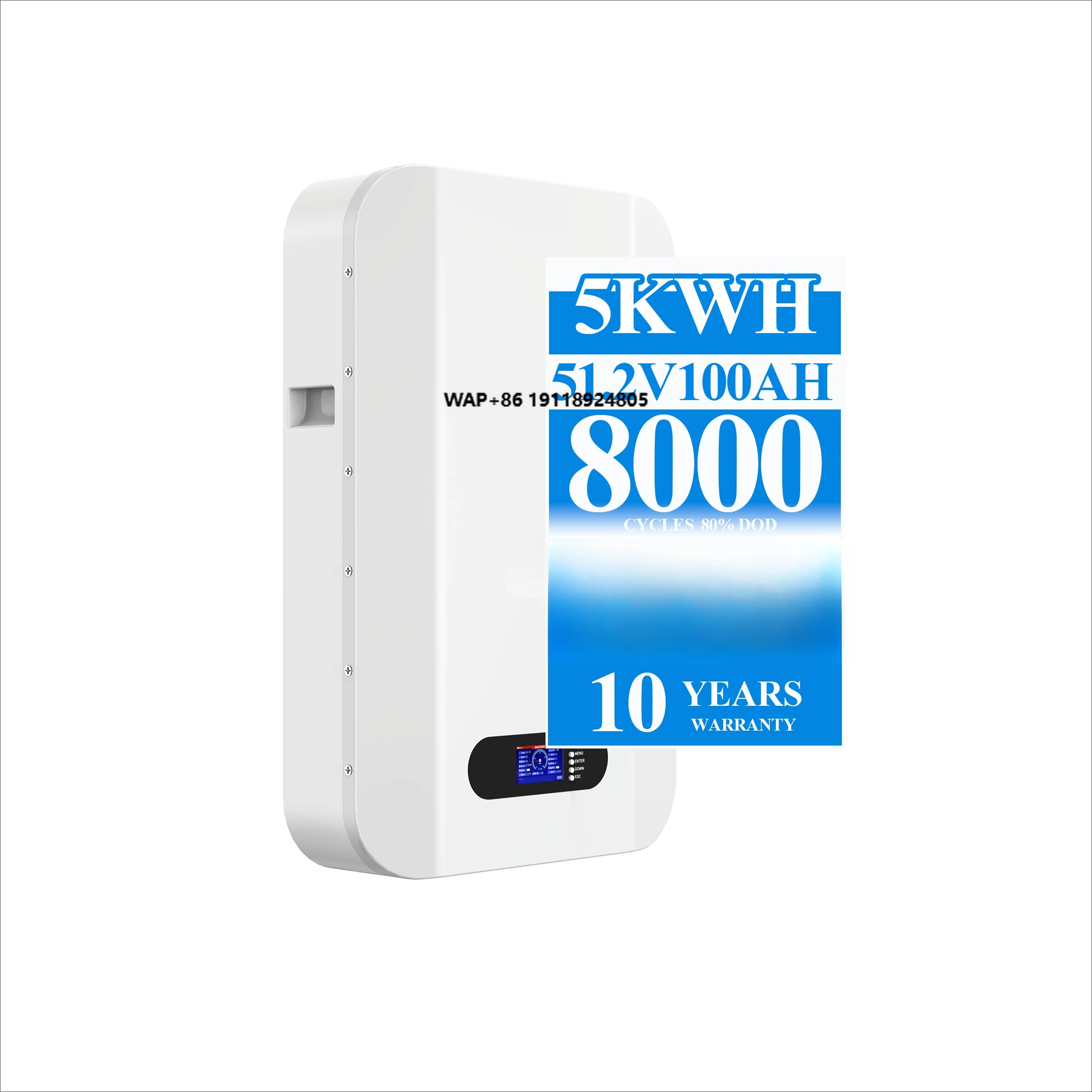 

Литиевая аккумуляторная батарея Avepower LiFePO4 51.2В 100Ач для солнечных систем, 5кВтч 10кВтч, домашний накопитель энергии Solar Powerwall, 48В 100Ач LiFePO4