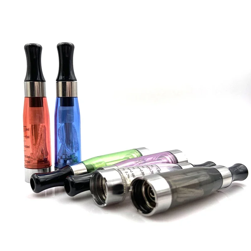 30PCS CE4 Clearomizer Atomizer 1.6 ML Long Wick Vaporizer Tank for 510 Ugo T EGO T Evod Vape Pen Battery 8 Colors