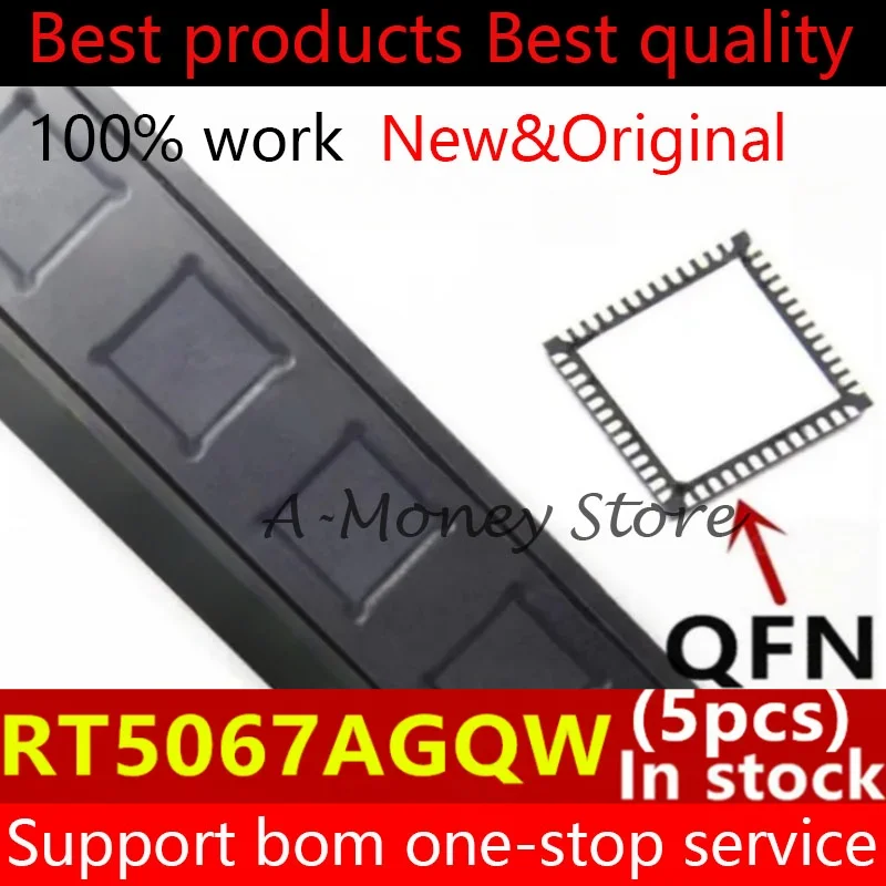 

(5pcs)RT5067AGQW RT5067A QFN-52