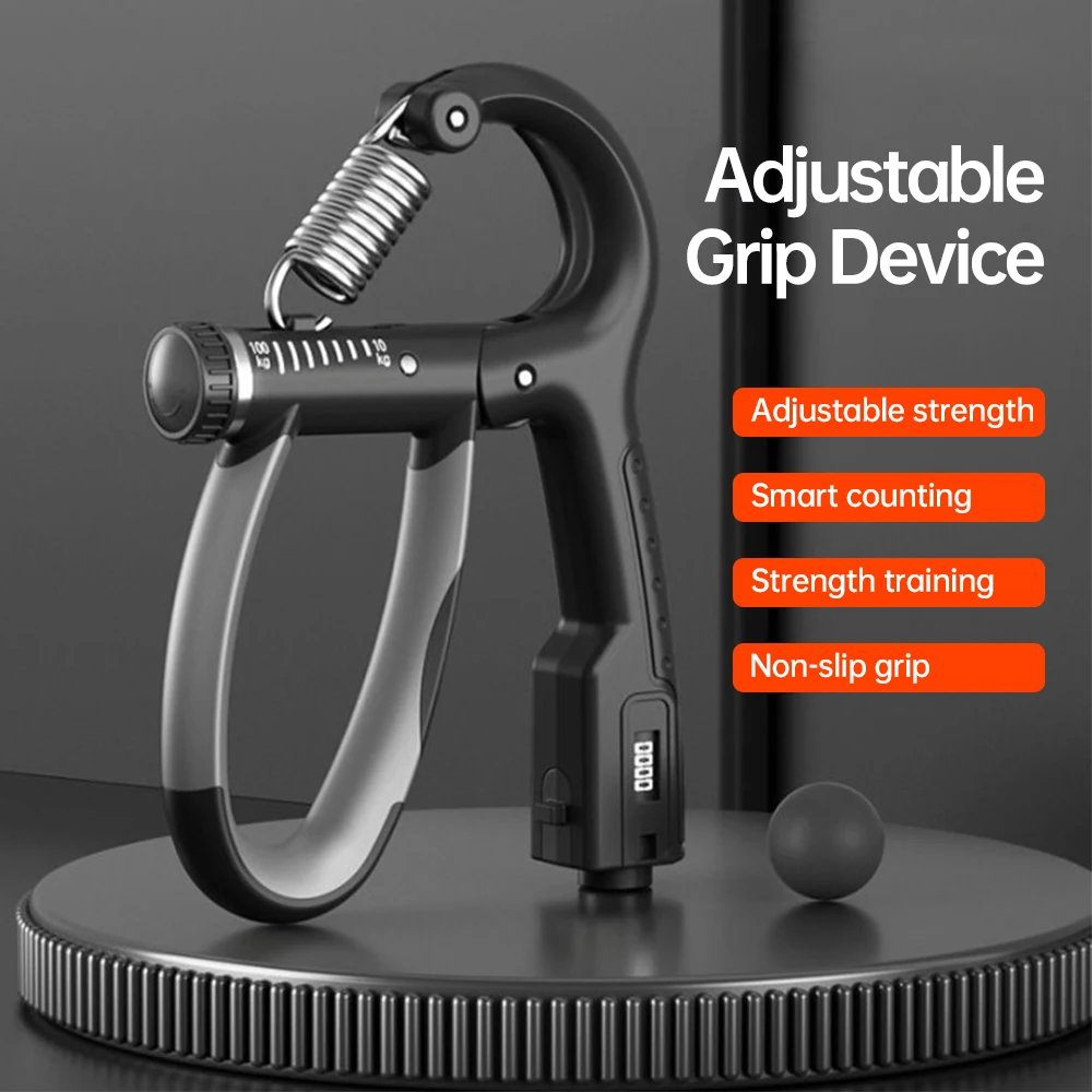 

Hand Grip Strengthener Wrist Forearm Strength Trainer Forearm Gripper 10-100KG Adjustable Hand Gripper Exerciser Workout Squeeze