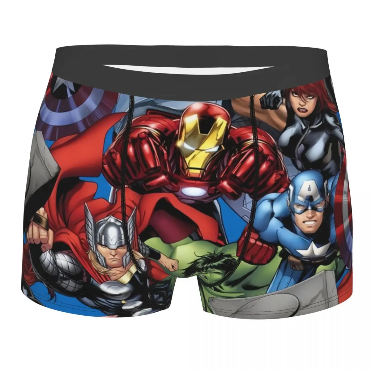 

Custom Iron Man Marvel Film Boxers Shorts Mens Briefs Underwear Funny Underpants