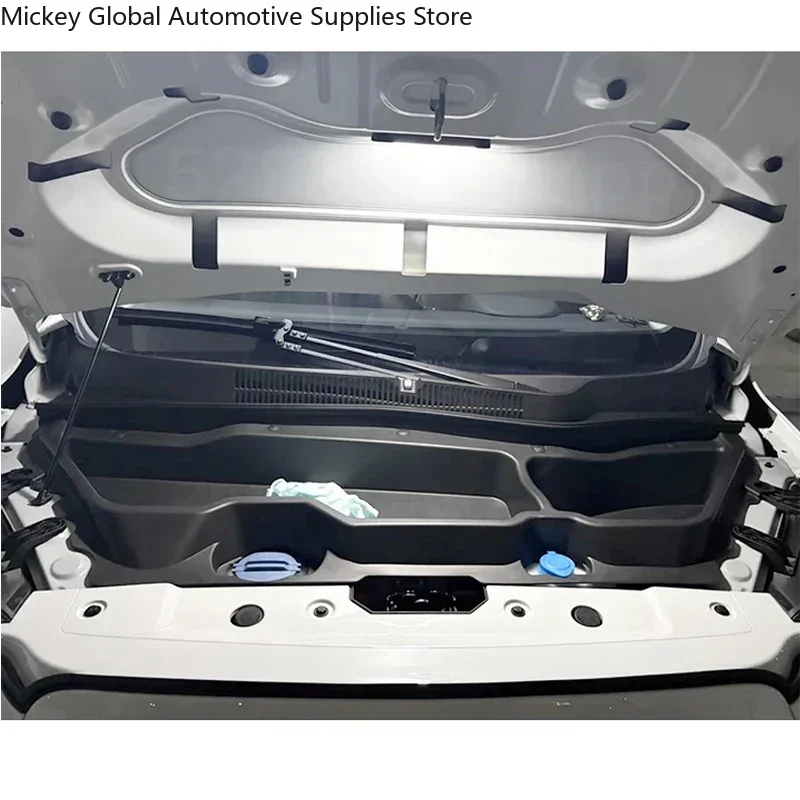 Car Cabin Trunk Organizer Box For Leapmotor T03 2025 2026-IN Front Large Capacity Engine Hood Trunk Storage Box Parts