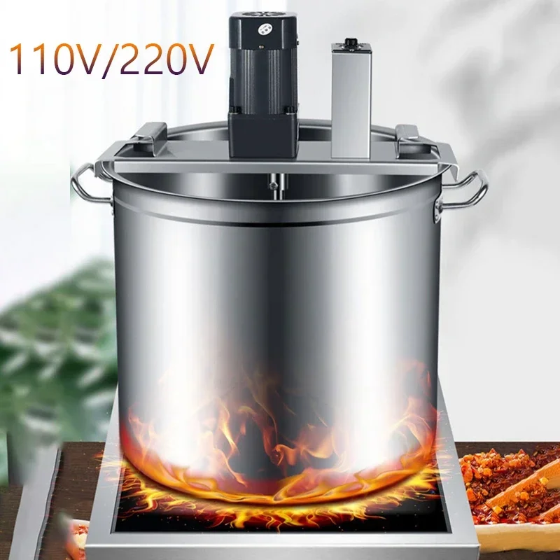 

Commercial Automatic Meat Mixer Machine 220V 110V for Chili Sauce Hotpot Seasoning Small Scale Jam Stir Fry Industrial Use