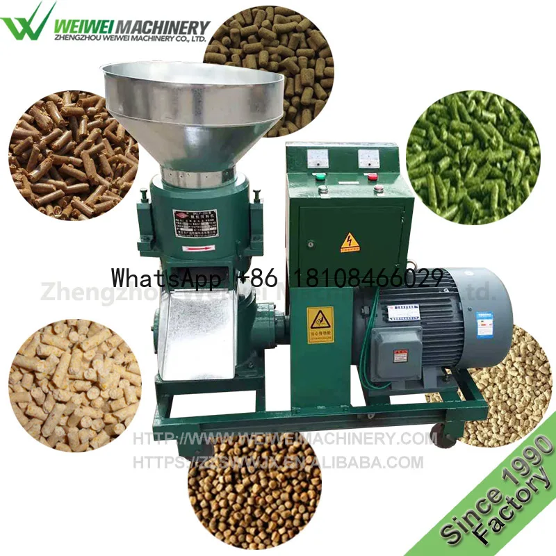 Weiwei Pellet Making Fodder Poultry Feed Pellet Mill Granulator Poultry Feed Processing Machines for Sale Pelletizer Machine