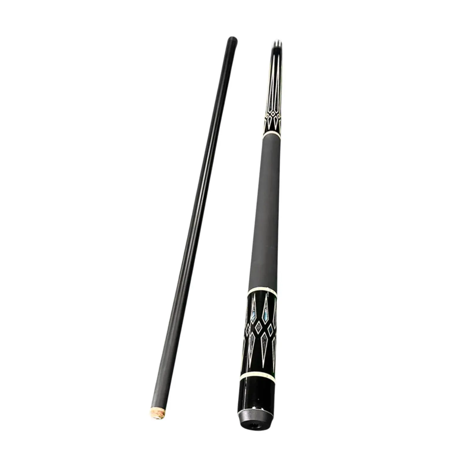 Pool Cue 57.87inch Professional 2 Section Lightweight Split Snooker Cue with Tail Hole for Home Office House Billiard Player