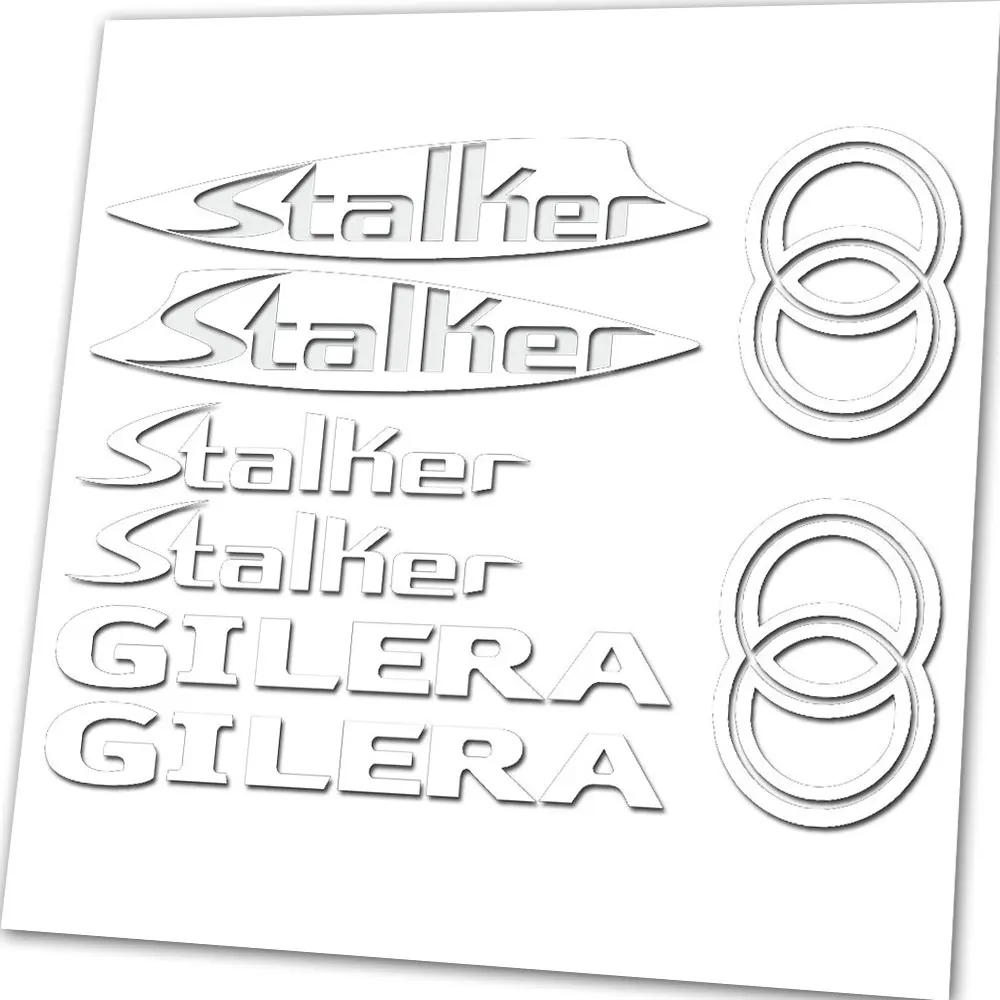 For Gilera Stalker Sticker Kit Compatible with Motorcycle Scooter Tuning Stickers Decals