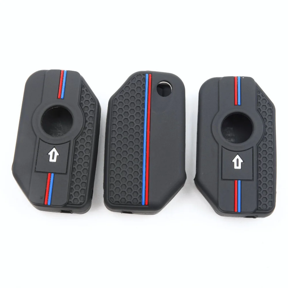 Silicone Remote Key Case For BMW R1250GS R1200GS C400X C400GT F750GS F850GS F900R F900XR K1600B K1600GT R1200RS R1200RT