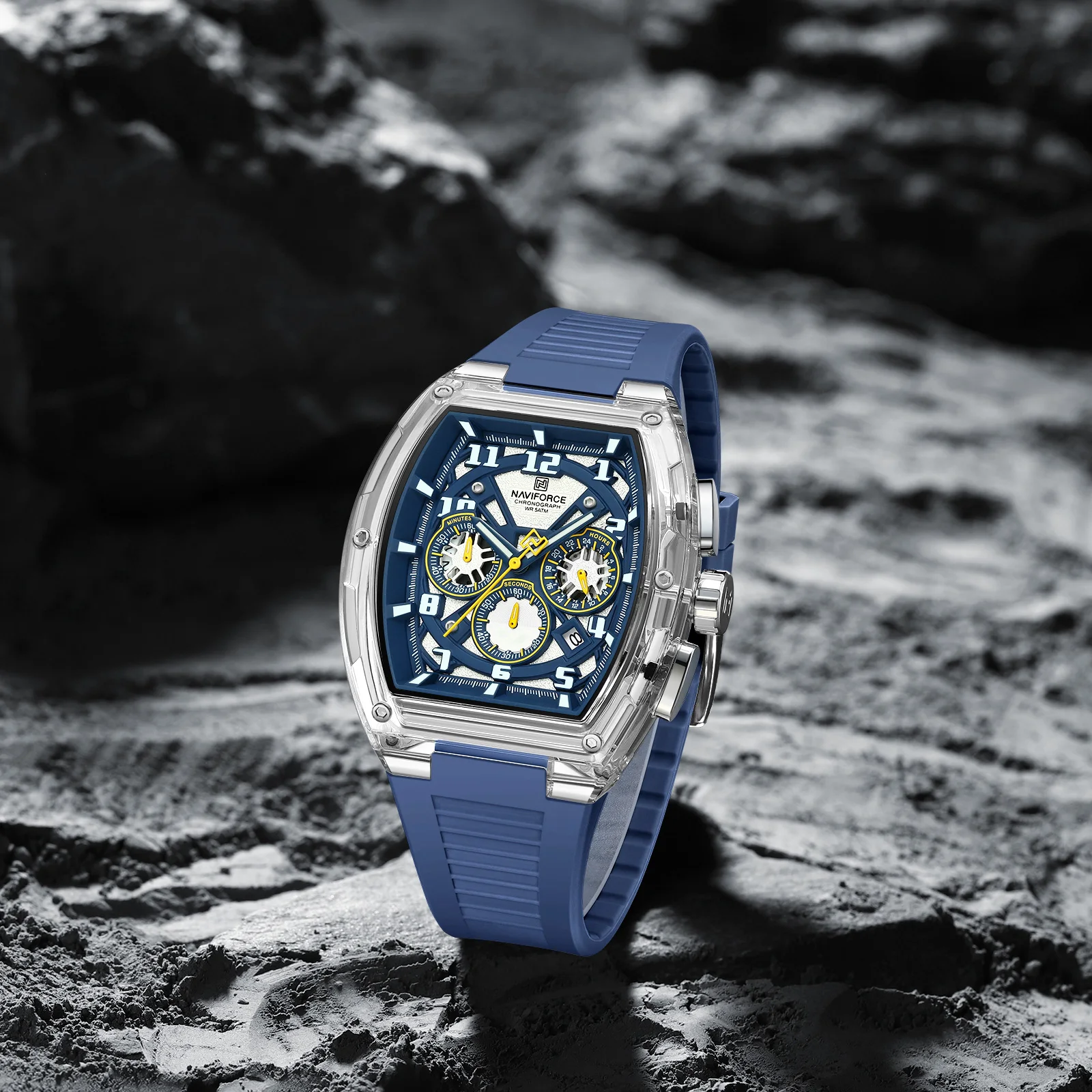 NAVIFORCE 6118 Fashion Men's Quartz Wrsitwatch Chronograph