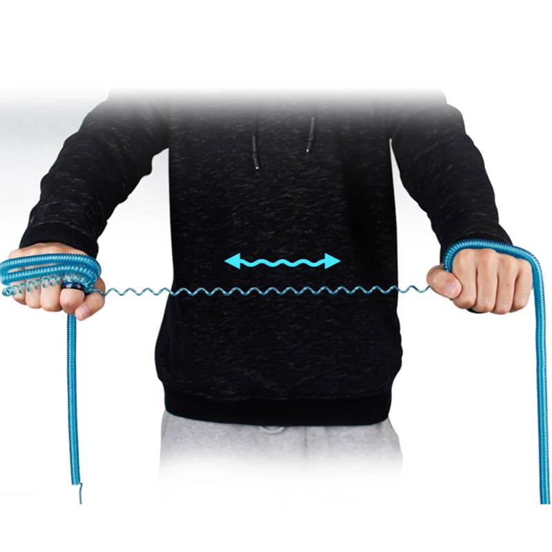 New Wire Spring Rope Key Chain Spiral Metal Carabiner Multi-functional Key Lanyard Anti-lost Phone Spring Key Cord Clasp Hook