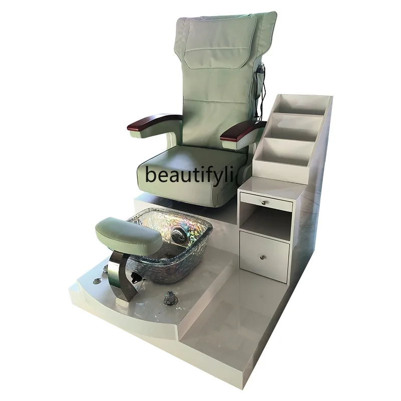 

Salon Shop Electric Foot Massage Chair High-End Beauty Salon Nail Beauty Eyelash Beauty Sofa Manicure SPA Chair