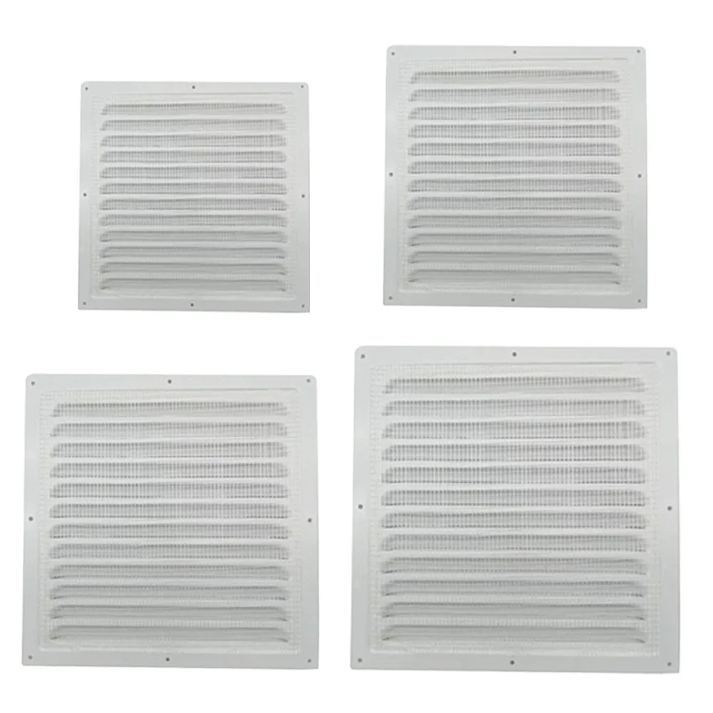 

150/200/250/300mm Air Vent Metal Shutter Vent Grille Cover Square Vent Insect Screen Cover For Home Improvement Hardware