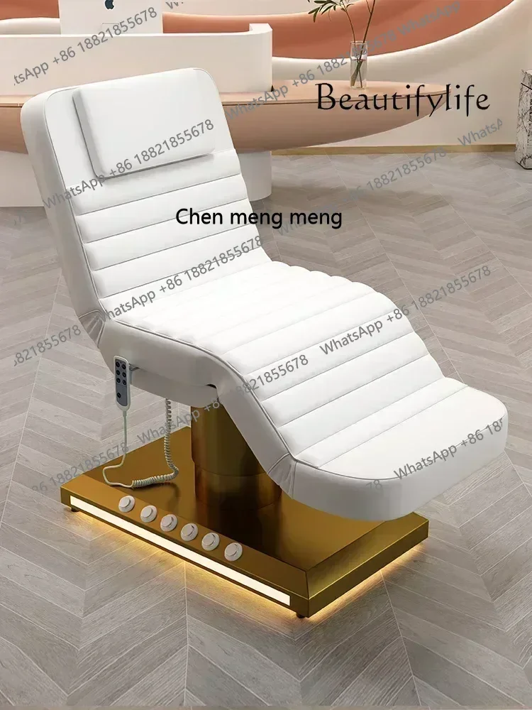 Z1Q الأمريكية تعزيز خاص صالون تجميل الراقية سرير التجميل رفع كهربائي ثلاثة محركات 10 أيام التسليم من الباب إلى الباب