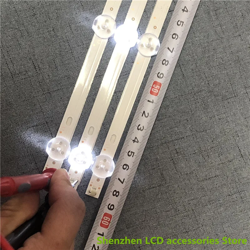 สำหรับ LED32B3060C RH-D32071235-334AS-M 59ซม.7LED 6V 32นิ้วใช้อลูมิเนียม100% ใหม่ LCD TV Backlight บาร์