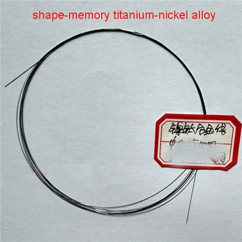 

1meter Nickel titanium nitinol chromel alloy NiTi Memory Hyperelastic wire filament 0.1mm 0.15mm to 0.6mm