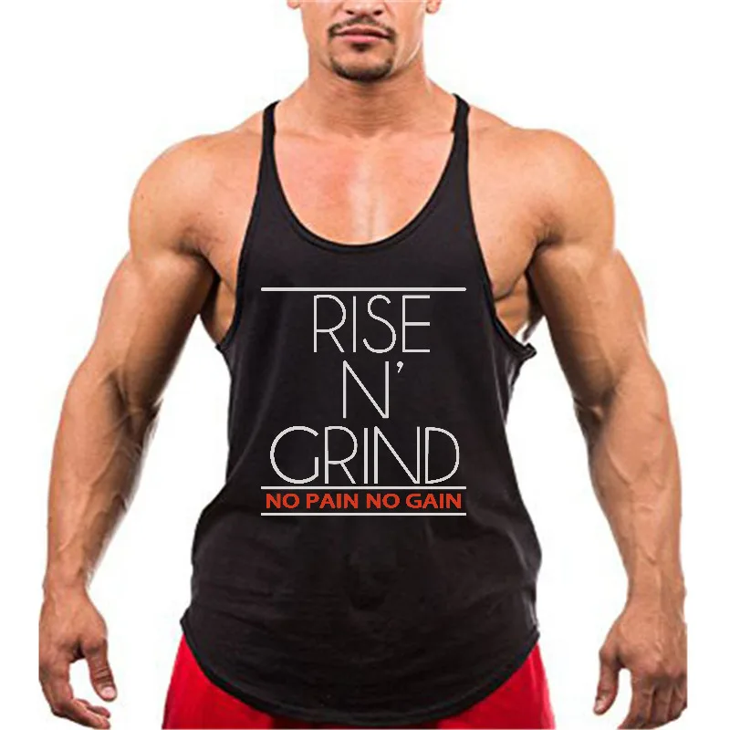 Men's Training Running Tank Top Quick Dry Sleeveless Y Back Gym Vest Breathable Athletic Workout Shirt For Fitness