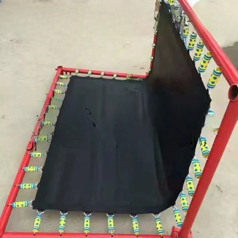Factory direct sell upgraded version bungee jumping with rocker and spring, steel frame trampoline for kids