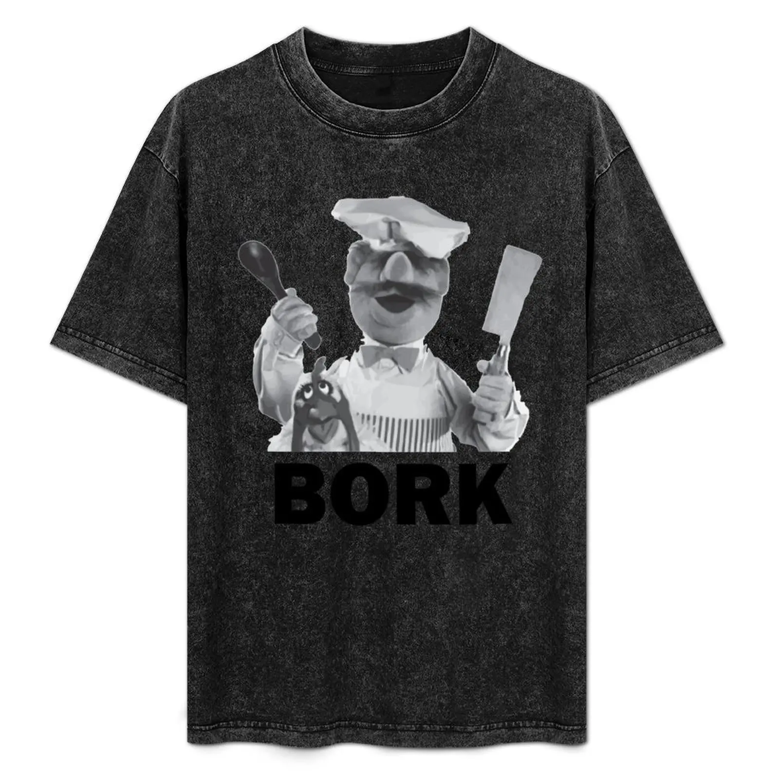 

Bork Bork T-Shirt Work Short Sleeve Cotton Top