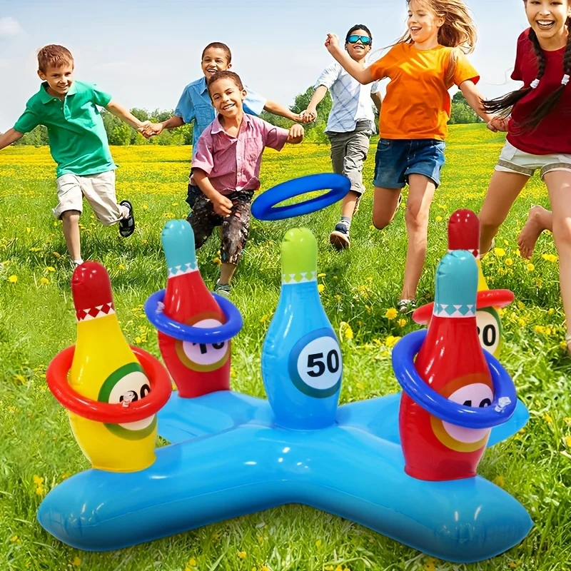 Manchons de bowling gonflables en PVC, jeu pour enfants, jouets de piscine d'eau, coule parent-enfant, décoration de fête, fournitures, cadeaux, 1 pièce