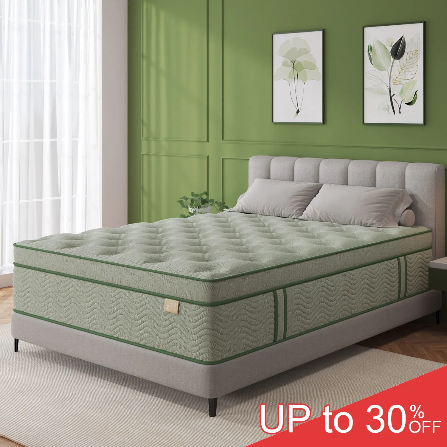 12" King Size Hybri…