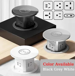 Automatic Pop Up Socket Lifting Sockt Desk Power US UK AU Universal Plug Adapter USB Type-c Wireless Charge ,Hidden,built-in