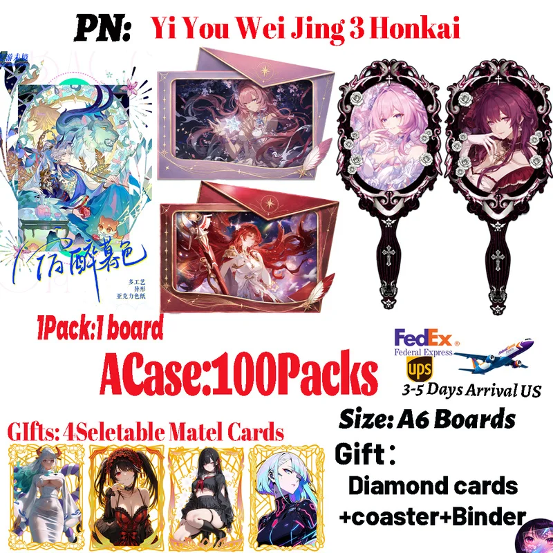 Wholesale Goddess Waifu Honkai: Star Rail A6 Acrylic Boards Anime Collectible Elysia Sparkle Kafka  Boards Hobby Birthday Gifts