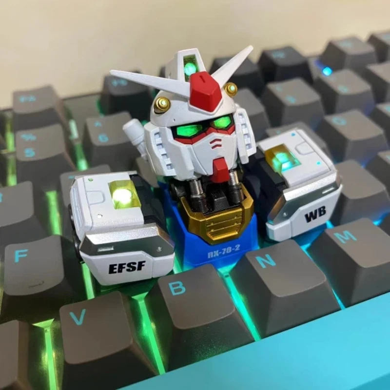 

Mecha Keycaps Glowing Keycaps Mechanical Keyboard Assault Freedom Triple Keycaps Unicorn Gaming Keyboard Accessories Cool Gift