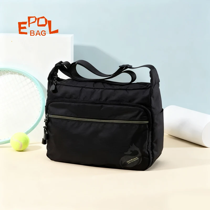 

EPOL женская сумка через плечо 2025 модные водонепроницаемые легкие сумки через плечо большие сумки из ткани Оксфорд высокого класса женские 3033-06