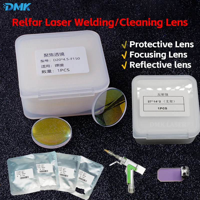 Relfar Laser Lens Collimating Focusing Lenses Protective Lens Original Reflective lens 27*14T2 For FWH20 Laser Welding Clean Gun