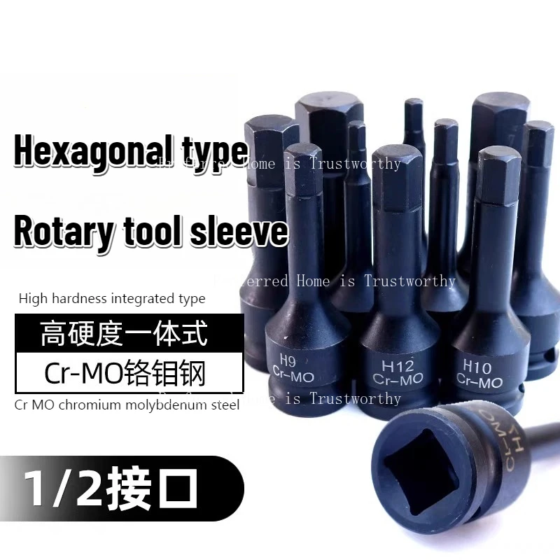 

1/2 Inch Impact Hex Socket Bit 78mm Long H4-H14 Allen Key Wrench Head For Power Tool Hexagon Screwdriver Bits Head