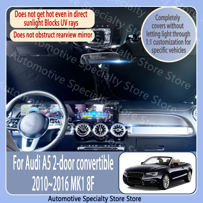 

For Audi A5 2-door convertible 2010~2016 Front Windshield Sunshade Privacy curtain Car Heat Sun Visor High quality Accessories