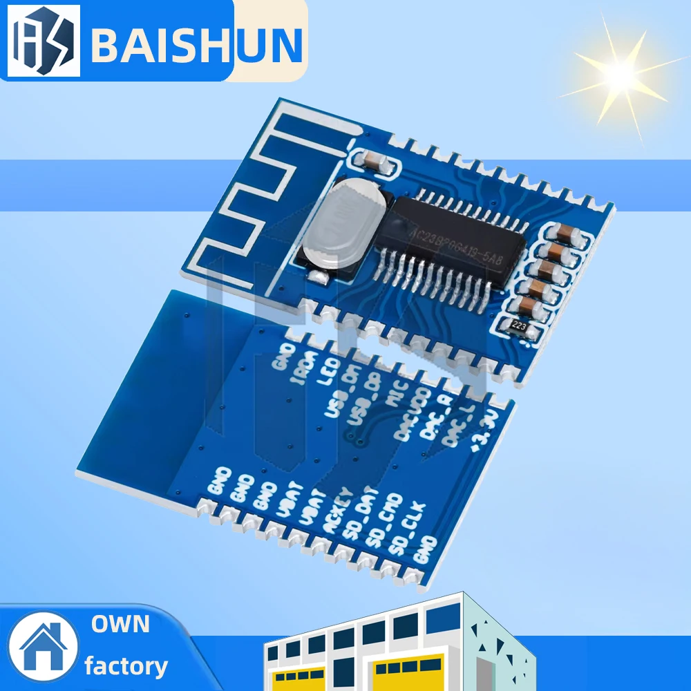 1PCS/2PCS/3PCS/4PCS/5PCS Modulo ricevitore audio Bluetooth Wireless Bluetooth 5.0 Circuito ricevitore Scheda stereo