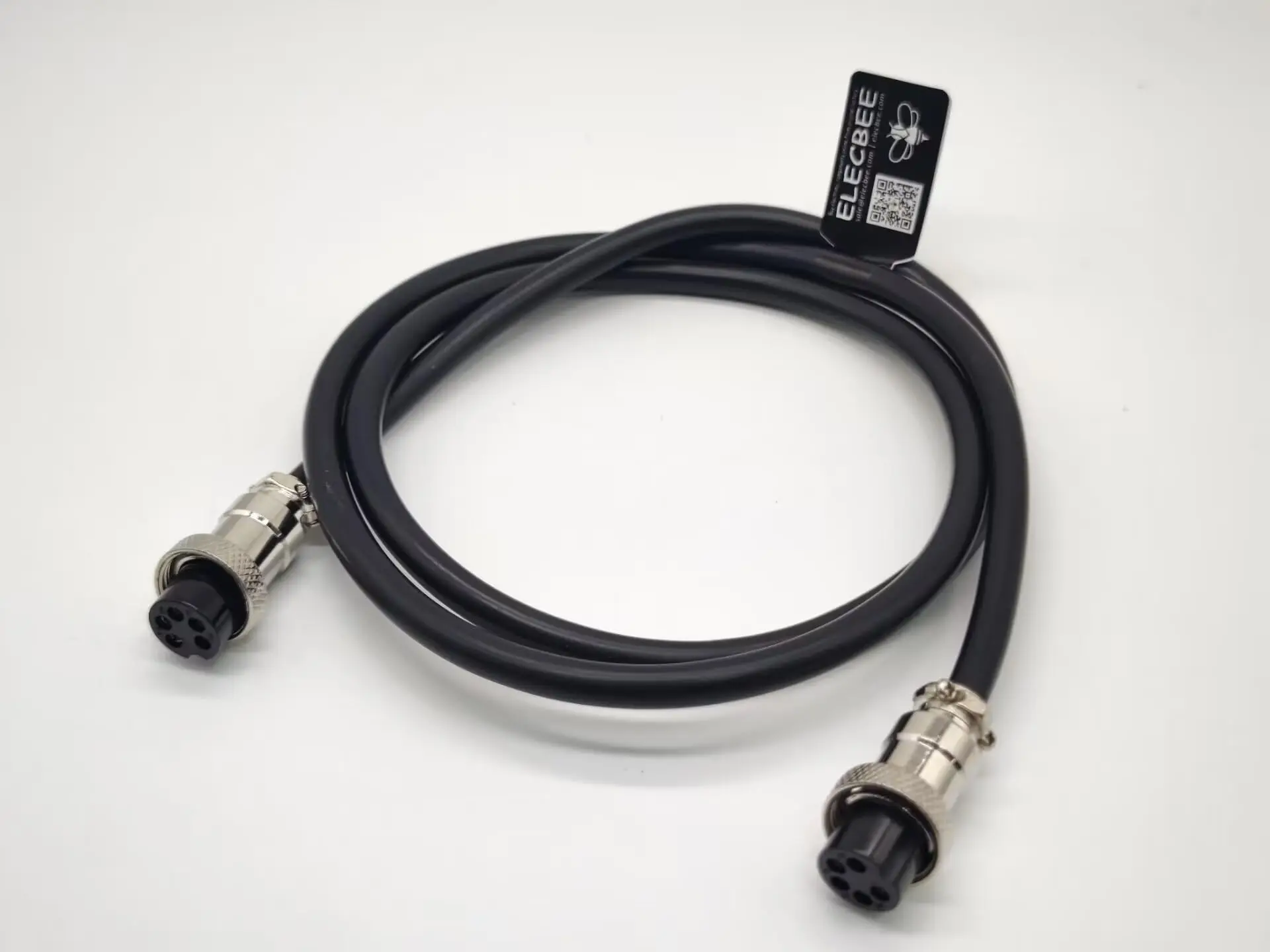 GX16 Double Female Electrical Plug Female to Female Circular Aviation Connector with Cable 1M (5 Pin)