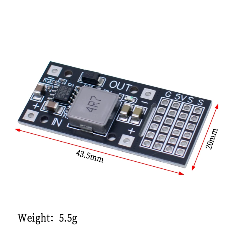 DC-DC MP2482 step-down module 7-28V to 5V 5A steering gear power drive power module Steering gear drive power module