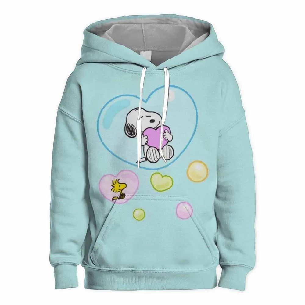 Boys and girls fall new fashion Snoopy cartoon cartoon children's pullover printed children's hoodie baby sweatshirt clothes