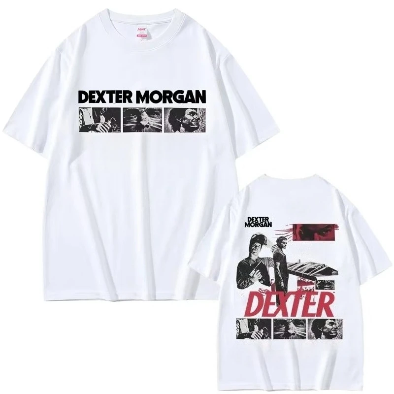 رائجة البيع ديكستر مورغان ذا باي هاربور جزار تي شيرت رجالي إمرأة عادية تي شيرت تقليدي بلايز موضة جديدة الطباعة الشارع الشهير
