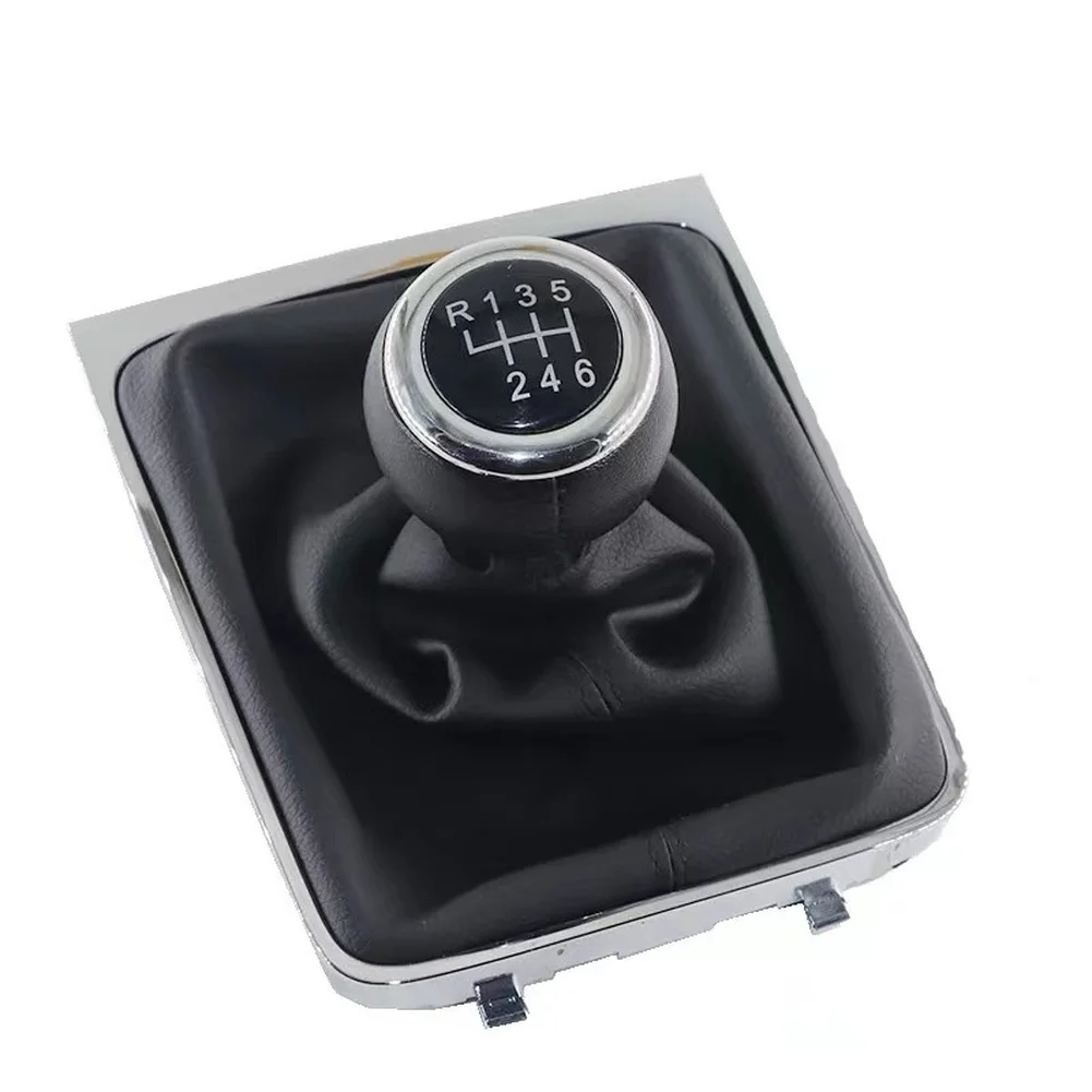 

Ручка переключения передач для Passat B6 2005-2011, 5-ступенчатая/6-ступенчатая, пластик/кожа, черная, узкий дизайн, удобная рукоятка