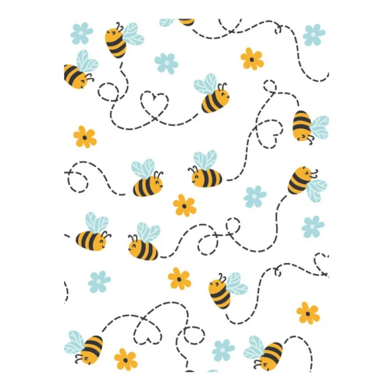 

Fluttering Bee Journal Decoration Stencil Paper Art Pattern Painting Hollow Stencils Plate
